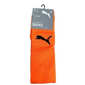 Puma Men's Vibrant Orange Athletic Socks